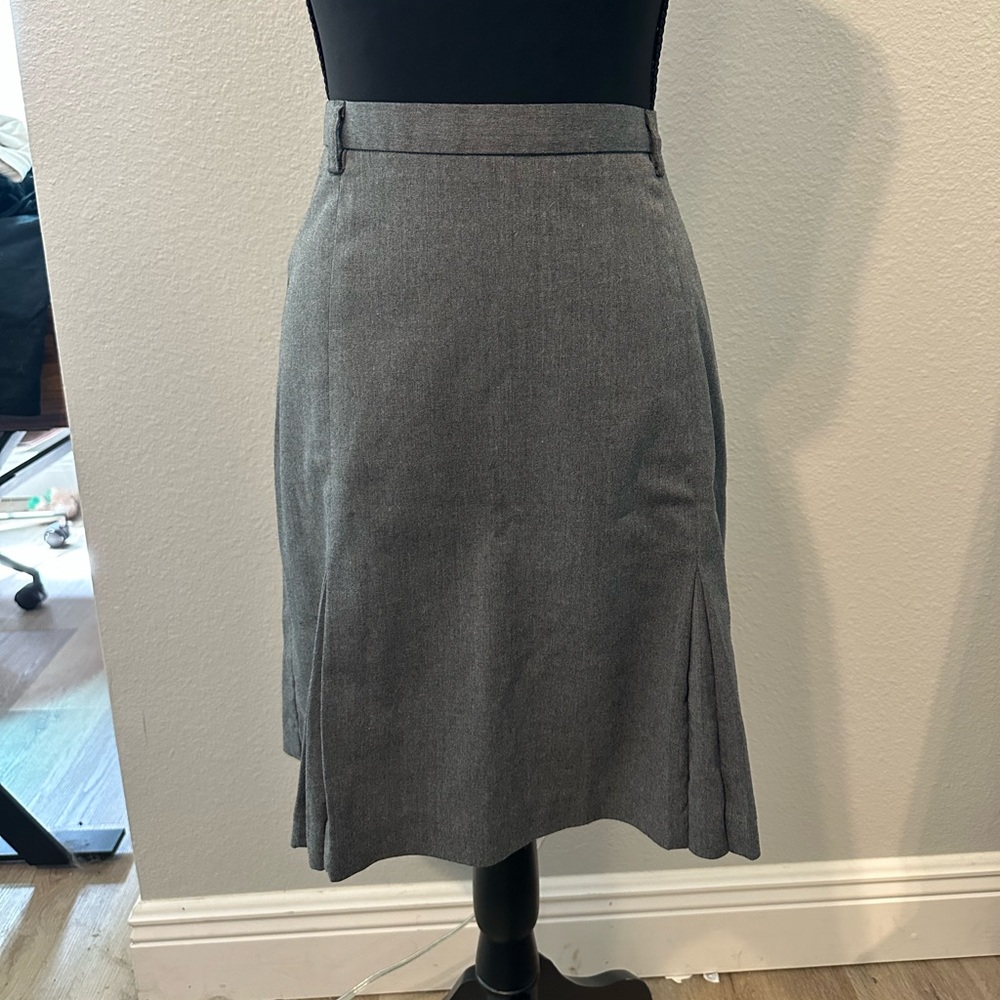 Tommy Hilfiger Y2K short side zip kick pleat skirt SZ 10